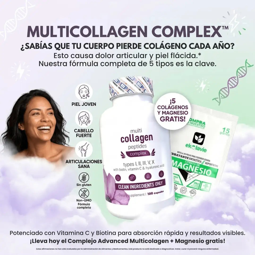 MultiCollagen Complex™ | Más fuerte por dentro. Más joven por fuera